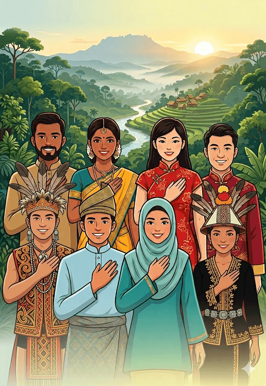 The Sayangi Malaysia Gesture